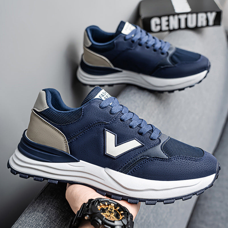 Herren Sportliche Sneakers mit atmungsaktiver Mesh-Oberfläche und gepolsterter Dämpfung EB