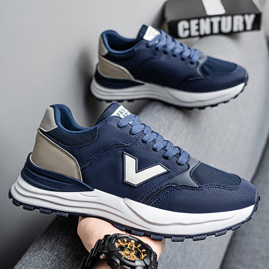 Herren Sportliche Sneakers mit atmungsaktiver Mesh-Oberfläche und gepolsterter Dämpfung EB