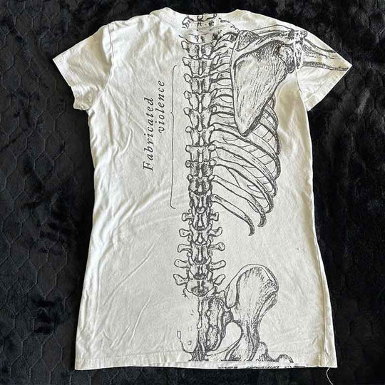 Damen Grafik-T-Shirt mit einzigartigem Skelett-Design EB