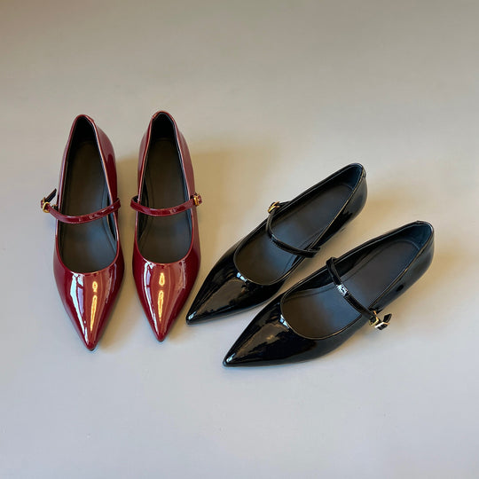 Damen Mary Jane Pumps mit schickem Riemchen EB
