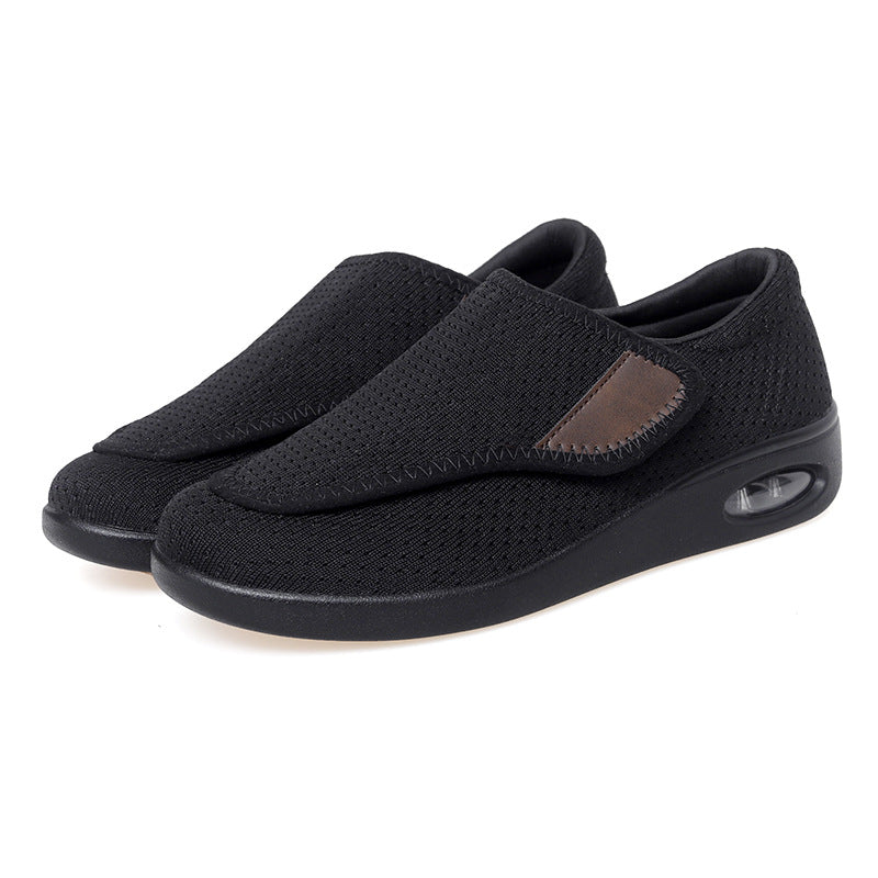 Damen Bequeme Slip-On Fitnessschuhe mit atmungsaktivem Mesh-Obermaterial EB