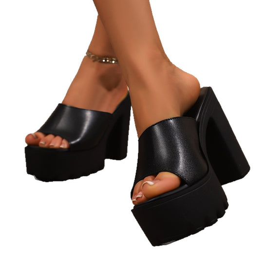 Damen Plateausandalen mit trendigem Blockabsatz EB
