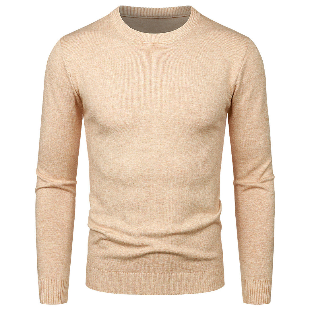 Herren Rundhalspullover aus weichem Material EB