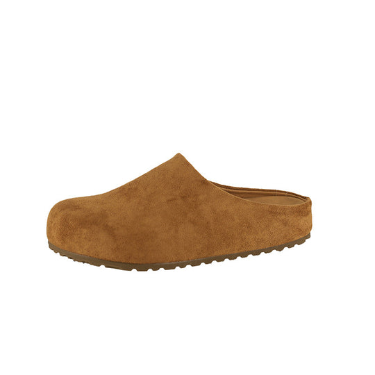 Damen Komfortable Clogs aus hochwertigem Wildleder EB