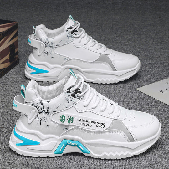 Damen Sportliche Chunky Sneakers mit modischem grafischen Design EB