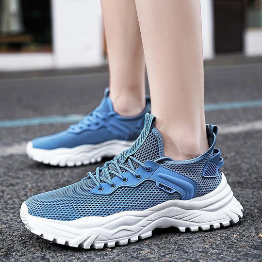 Herren Sportliche Mesh-Sneaker mit rutschfester Sohle und atmungsaktivem Obermaterial EB