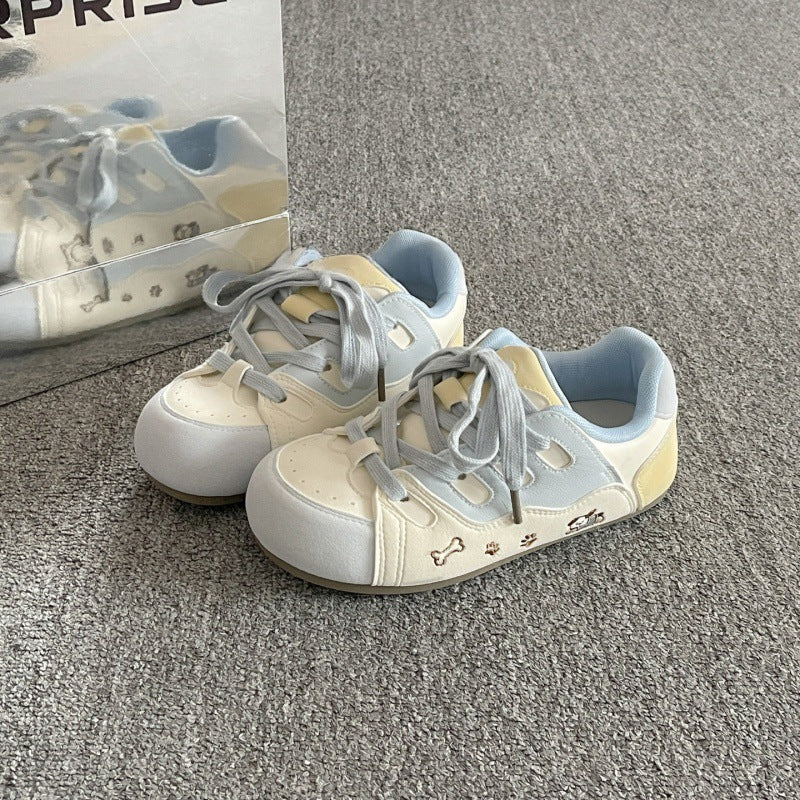 Damen Sportliche Sneaker mit tierisch verspieltem Design und atmungsaktiver Konstruktion EB