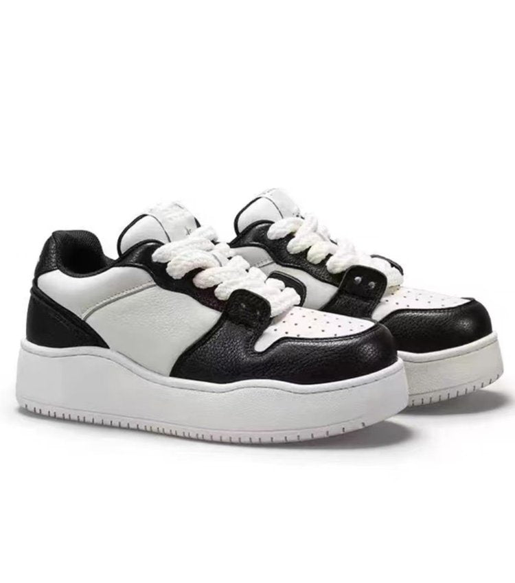 Damen Chunky Lifestyle Sneakers mit trendiger Plateausohle EB