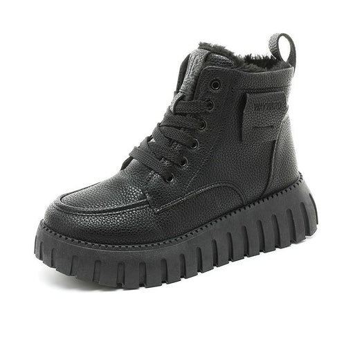 Damen Winterschuhe mit kuscheligem Innenfutter und robustem Profil EB