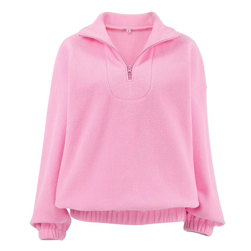 Damen Steppjacke mit hohem Kragen und Reißverschluss EB