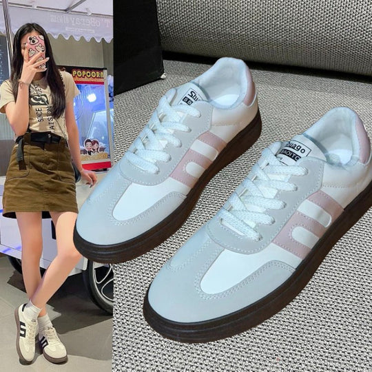 Damen Sportliche Sneakers mit atmungsaktiver Obermaterialstruktur und rutschfester Sohle EB