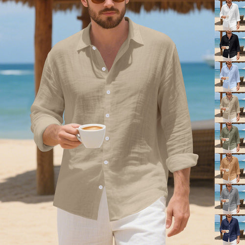 Herren Leichtes und atmungsaktives Sommerhemd EB