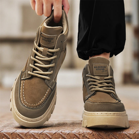 Damen modische Winterboots mit robuster Profilsohle und weichem Innenfutter EB