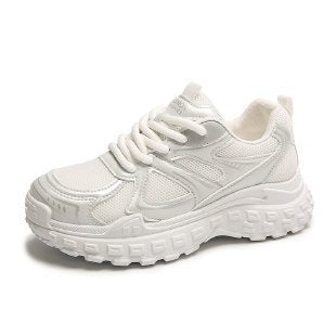 Damen Sportliche Sneakers mit atmungsaktiver Mesh-Oberfläche und rutschfester Sohle EB