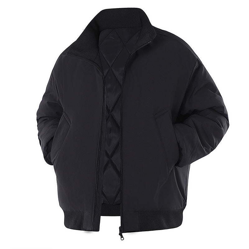 Herren Winterjacke mit warmem Innenfutter und praktischen Taschen EB