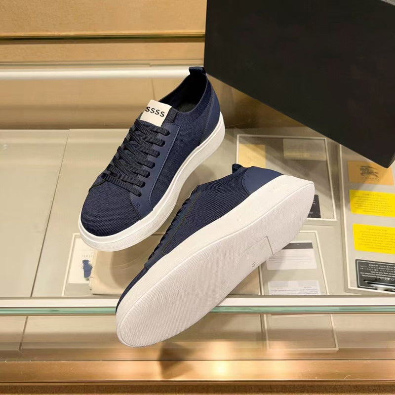 Damen Sportliche Sneakers mit atmungsaktiver Oberflächenstruktur und bequemer Dämpfung EB