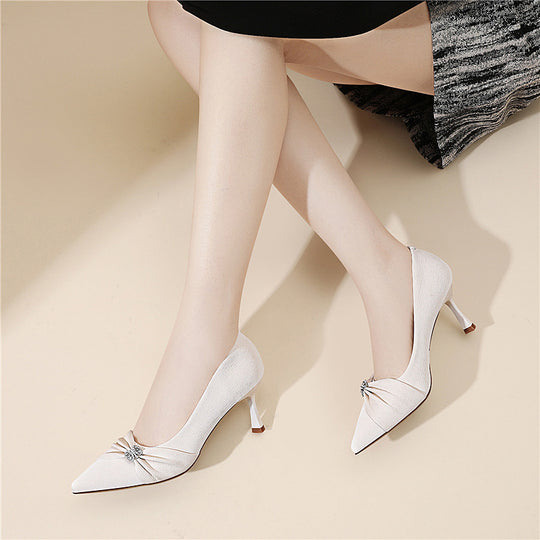 Damen Elegante Slingback-Pumps mit Schmuckdetail EB
