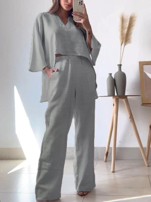 Damen lässiges Zweiteiler-Set EB