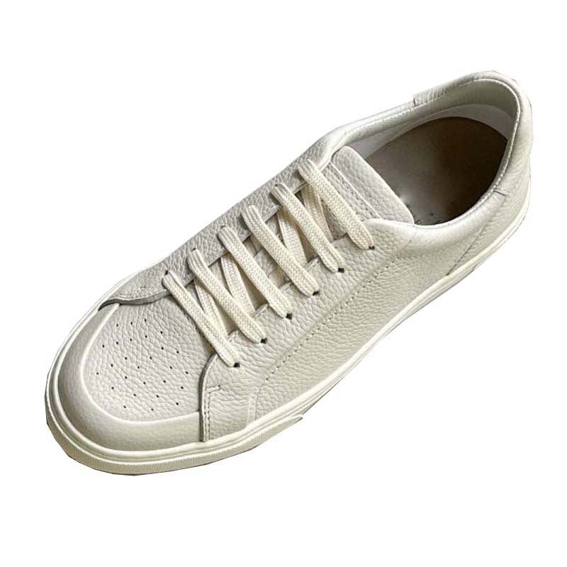 Damen Leder Sneakers mit strukturiertem Obermaterial und rutschfester Sohle EB