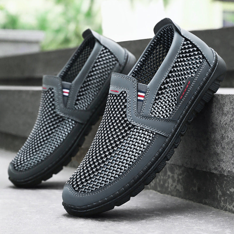 Damen Komfortable und leichte Slip-On Freizeitschuhe mit atmungsaktivem Design EB