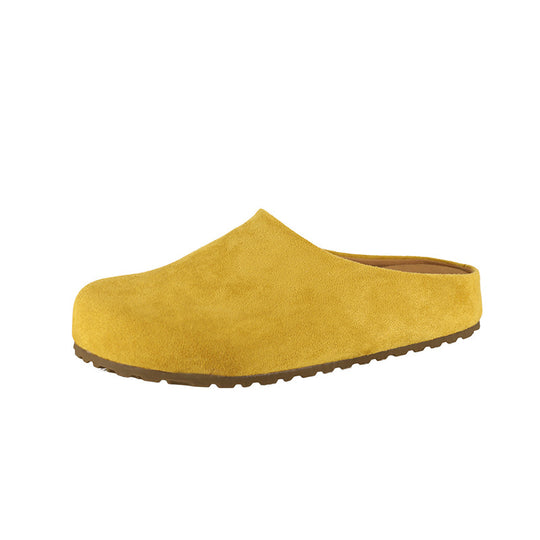 Damen Komfortable Clogs aus hochwertigem Wildleder EB