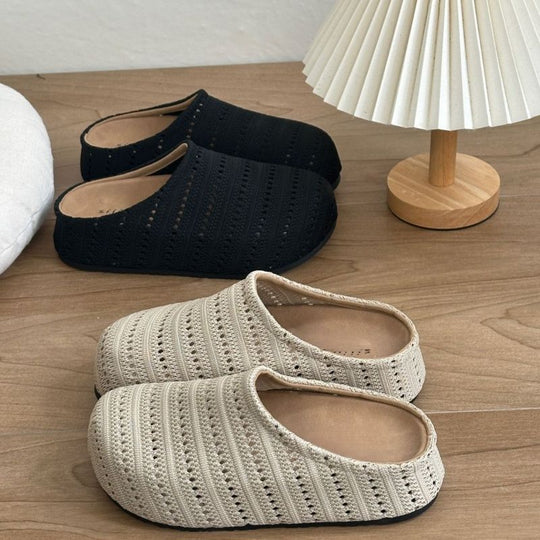 Damen Hausschuhe mit bequemem Riemendesign EB