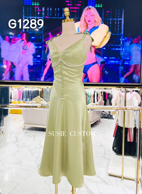 Damen Elegante Corsage-Bluse mit transparenten Ärmeln EB