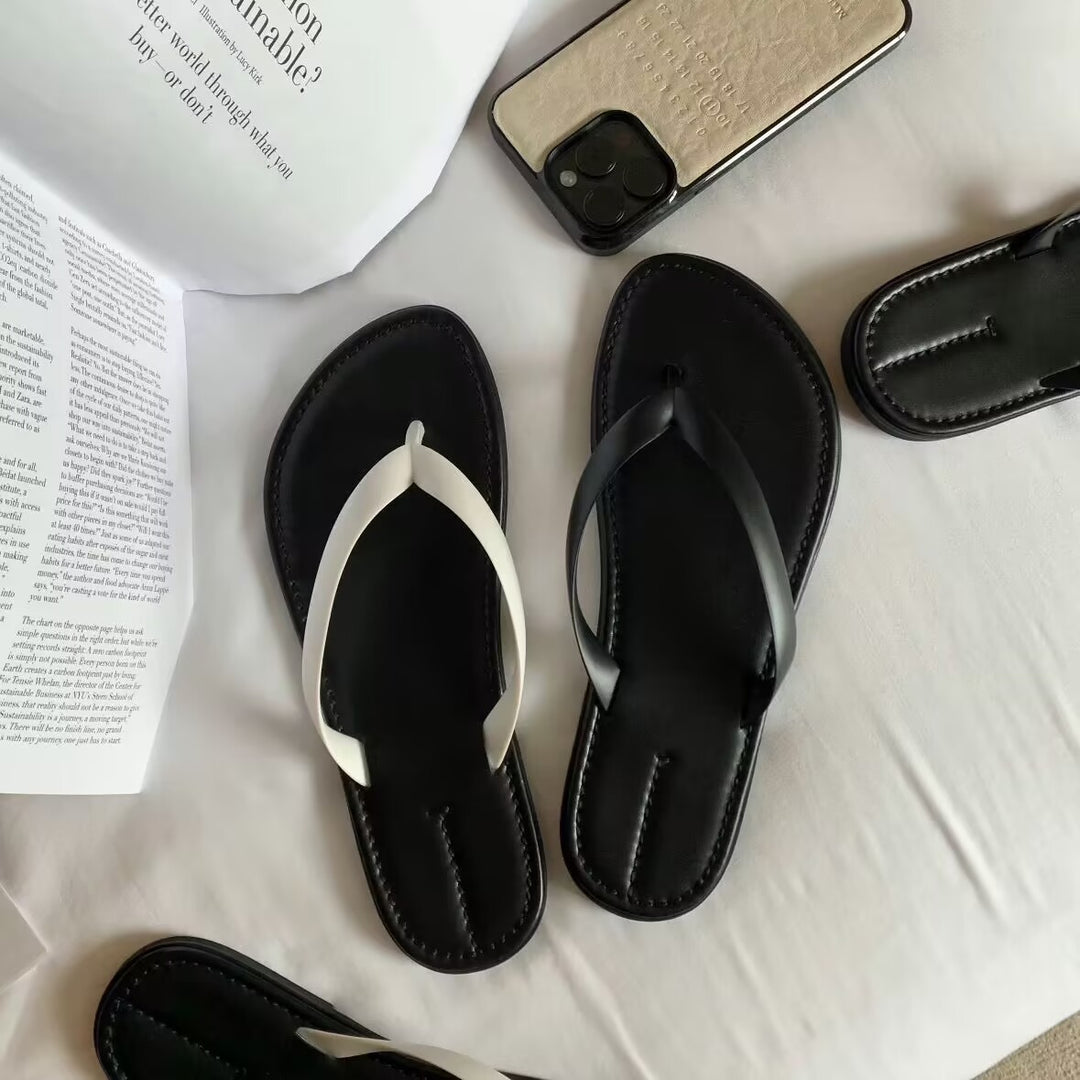Damen Zehentrenner mit minimalistischem Design und ergonomischem Fußbett EB