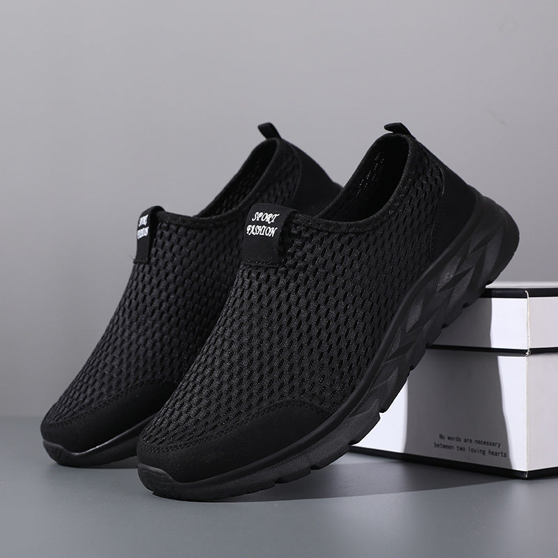 Damen Atmungsaktive Slip-On Sportschuhe mit elastischem Einschlupf EB