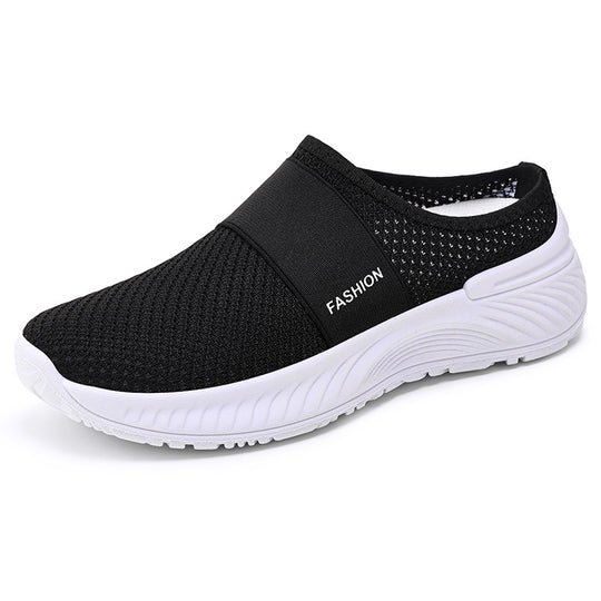 Damen Leichte Slip-On Freizeitschuhe mit elastischem Riemen EB
