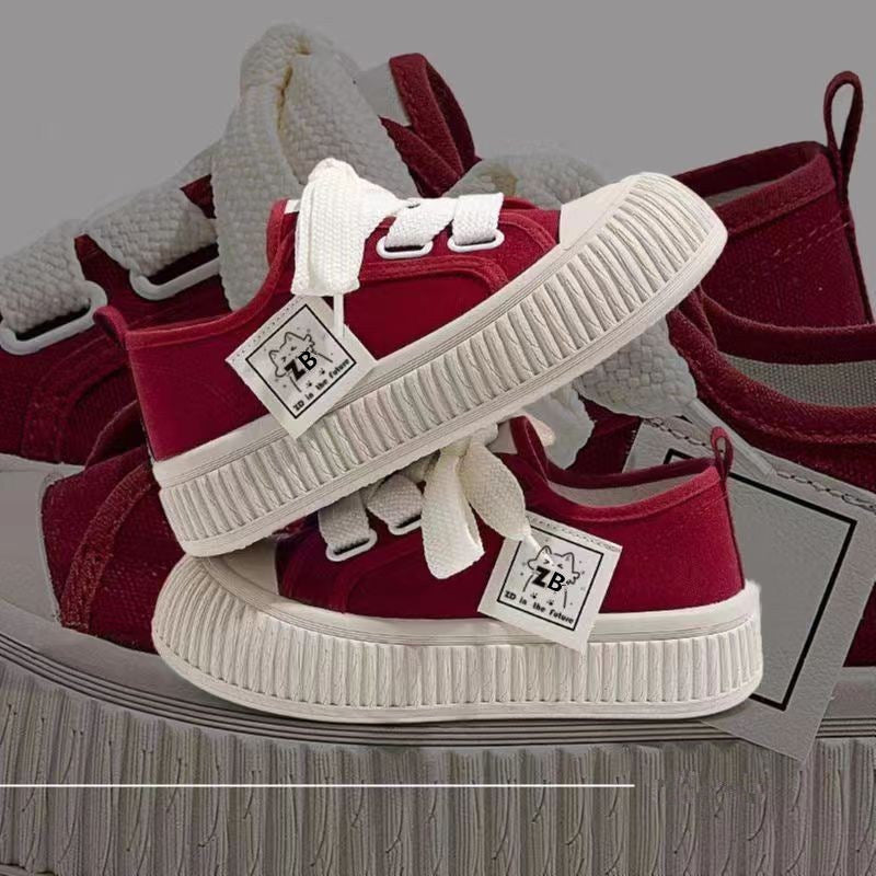 Damen Sneaker mit trendiger Plateau-Sohle und komfortablem Obermaterial EB