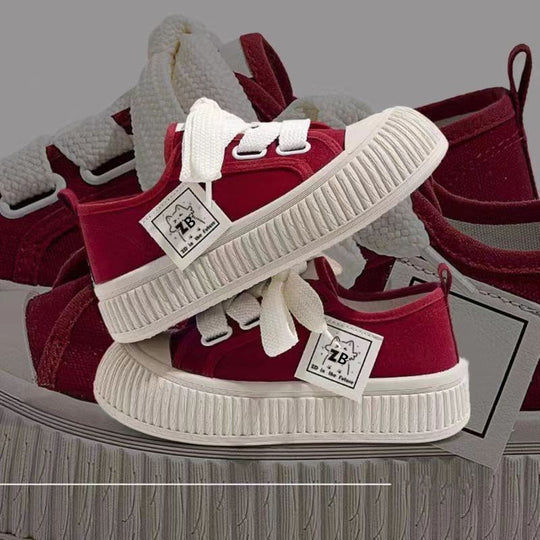 Damen Sneaker mit trendiger Plateau-Sohle und komfortablem Obermaterial EB