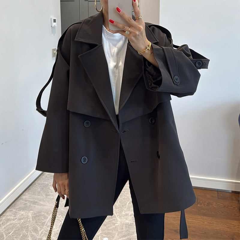 Damen Modischer Oversize-Trenchcoat EB