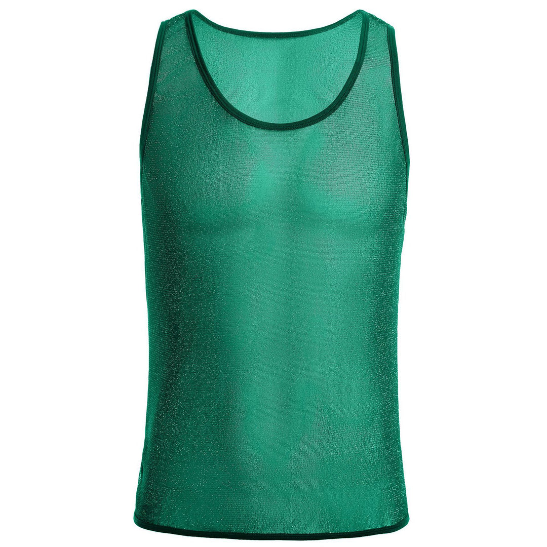 Herren Sportliches Netz-Tanktop EB