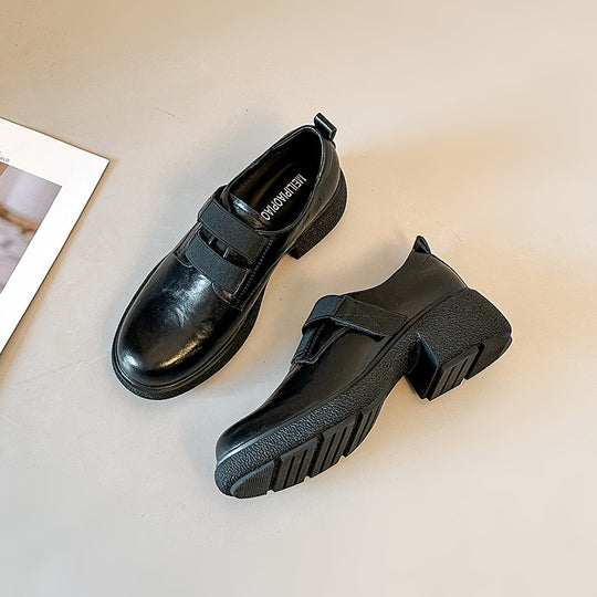 Damen Komfortable Schnürschuhe mit modischem Riemchen EB