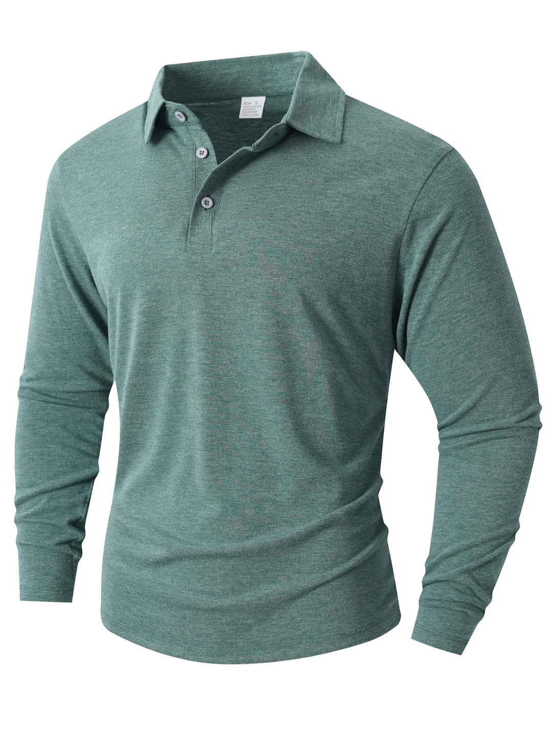 Herren Langarm Poloshirt mit modernem Schnitt EB