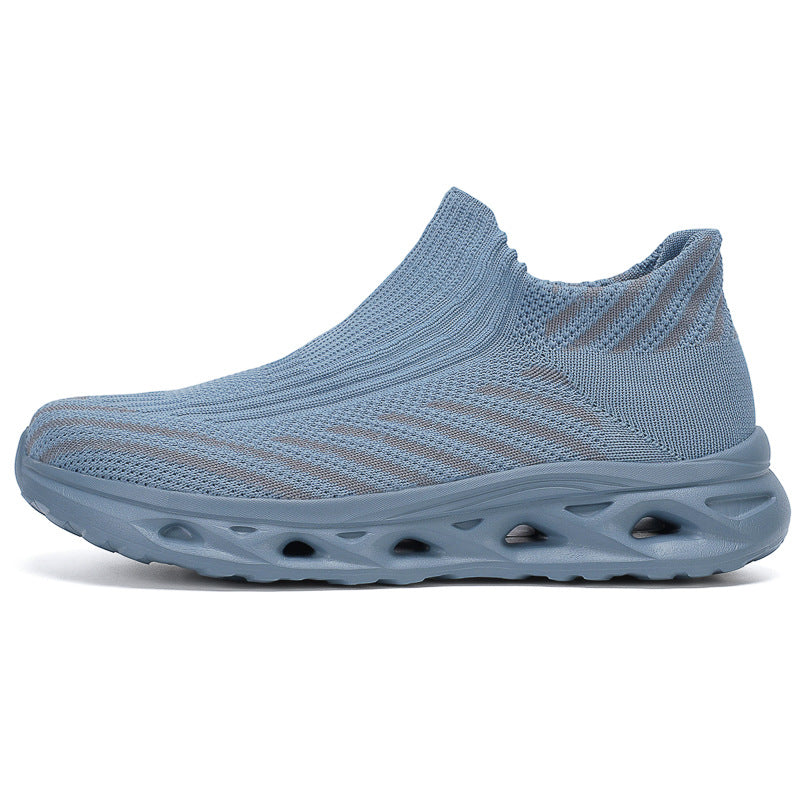 Damen Atmungsaktive Slip-On Laufschuhe mit flexibler Sohle EB