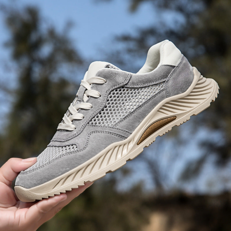 Herren Atmungsaktive Sport-Sneaker mit flexibler Gummisohle und robustem Obermaterial EB