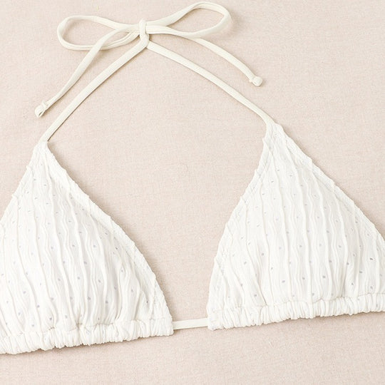 Damen Triangel-Bikini mit modischem Wickelrock und eleganten Details EB