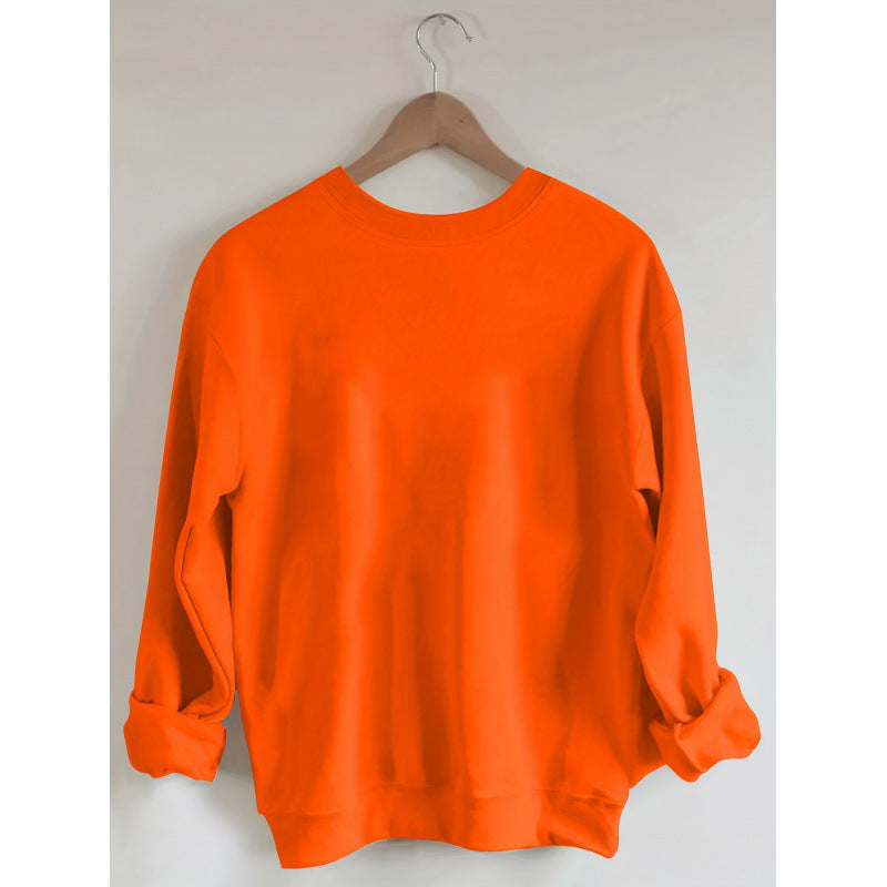 Unisex nan kuscheliges Baumwoll-Sweatshirt mit niedlichem Bären-Print und Rundhalsausschnitt EB