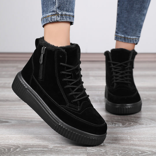 Damen Komfortable Winterstiefel mit isolierendem Futter und rutschfester Sohle EB