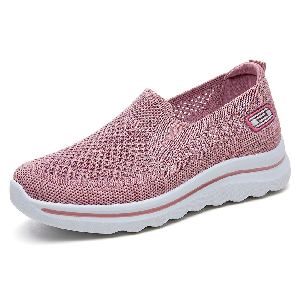 Damen Atmungsaktive Slip-On Sneakers mit komfortabeler Dämpfung EB
