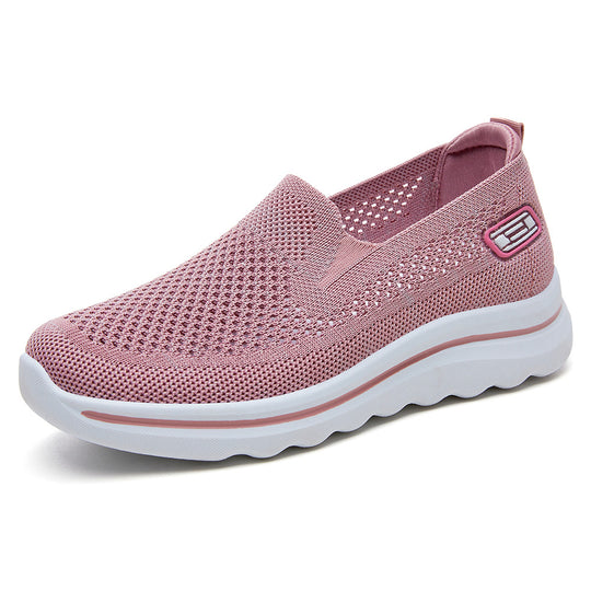Damen Atmungsaktive Slip-On Sneakers mit komfortabeler Dämpfung EB