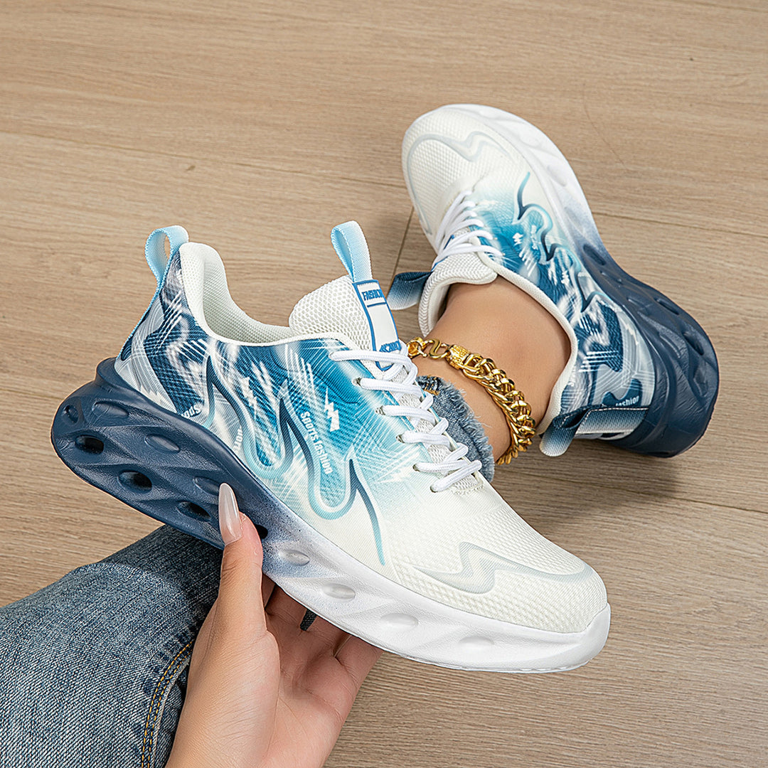 Damen Atmungsaktive Lauf- und Freizeitsneaker mit dämpfendem Fußbett EB
