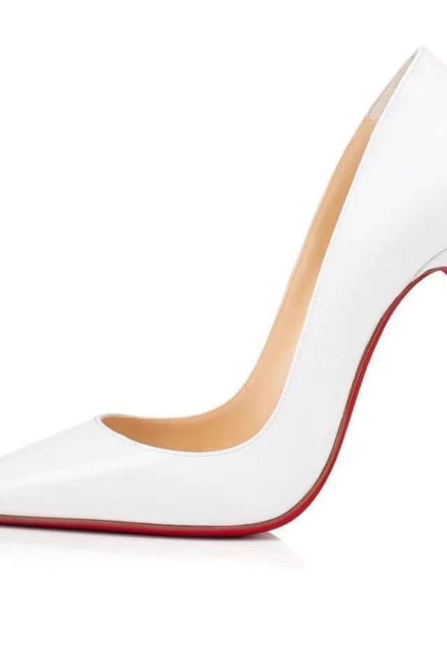 EB | Spitz Zulaufende 1rote Boden Schuhe