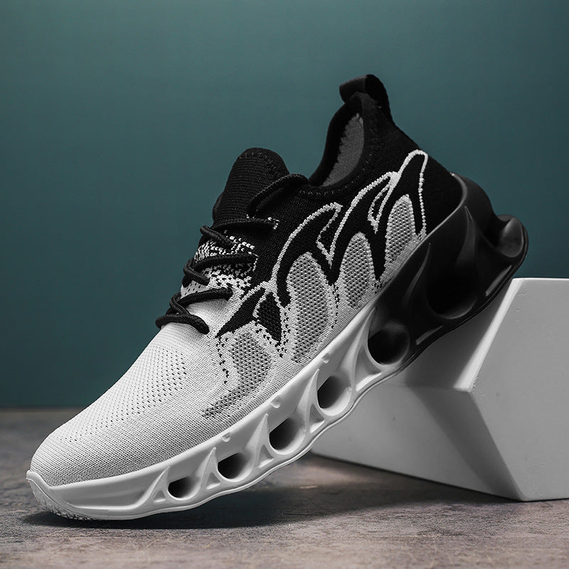 Damen Sportliche Sneakers mit innovative Dämpfungstechnologie und rutschfester Laufsohle EB