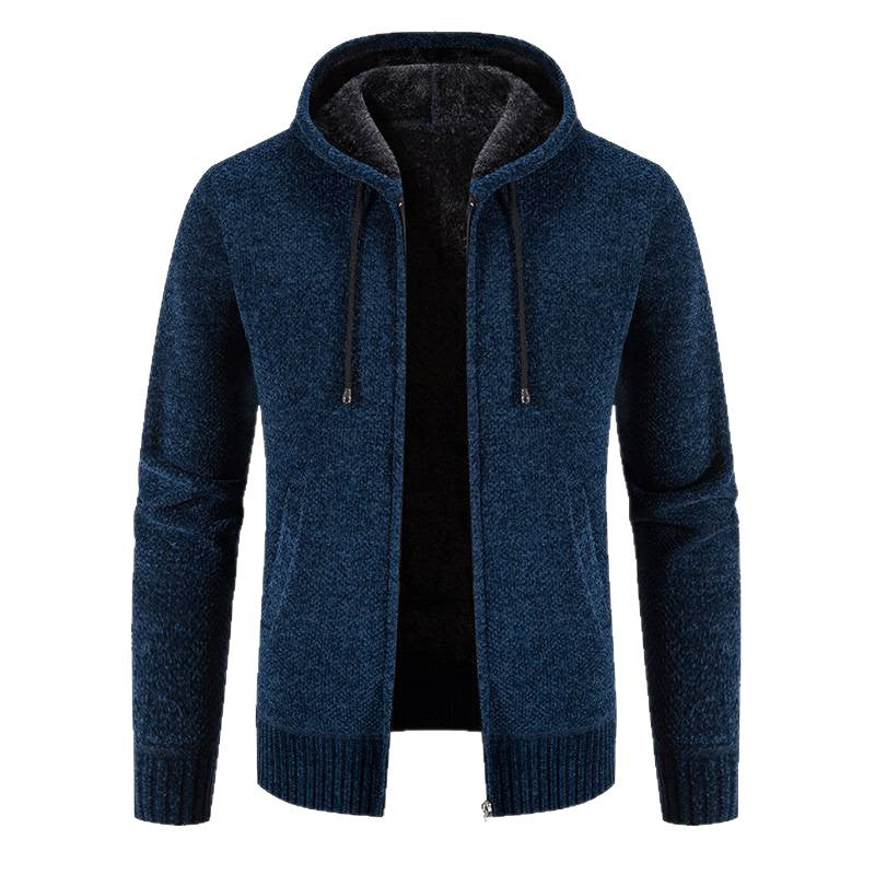 Herren Kapuzenjacke mit weichem Innenfutter und innovativem Design EB