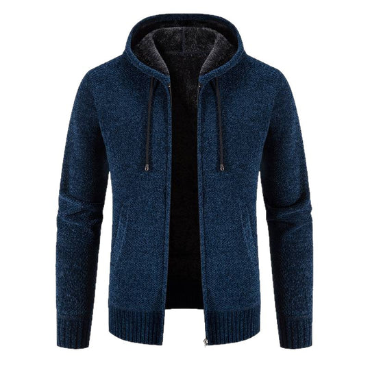 Herren Kapuzenjacke mit weichem Innenfutter und innovativem Design EB