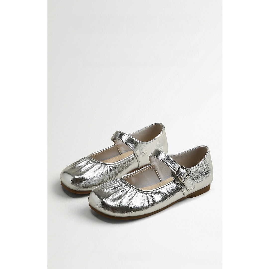 Damen Ballerina-Pumps mit modischem Riemchen und komfortablem Fußbett EB