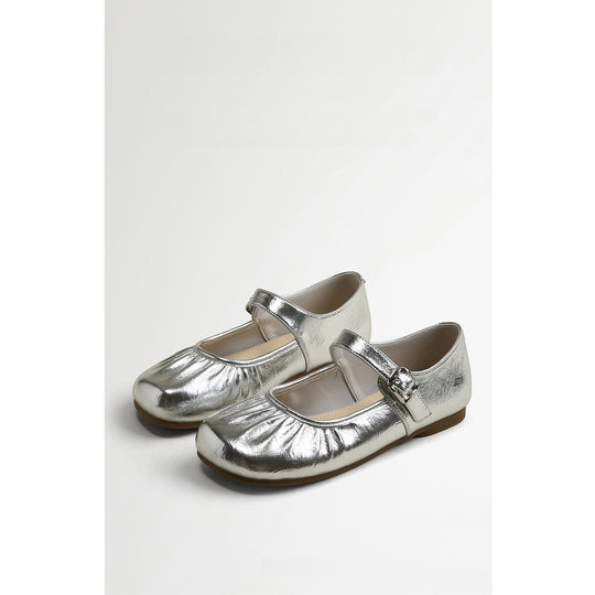 Damen Ballerina-Pumps mit modischem Riemchen und komfortablem Fußbett EB